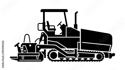 Heavy duty road roller machine.