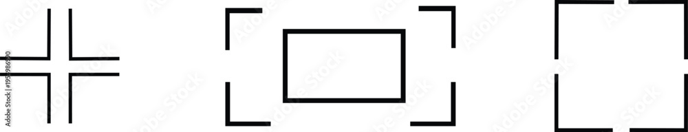 Obraz premium Minimal fullscreen icon representing expand and maximize actions