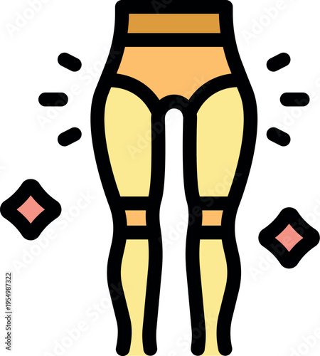 Gradient compression stockings providing support and promoting blood flow, ideal for those experiencing leg fatigue or swelling