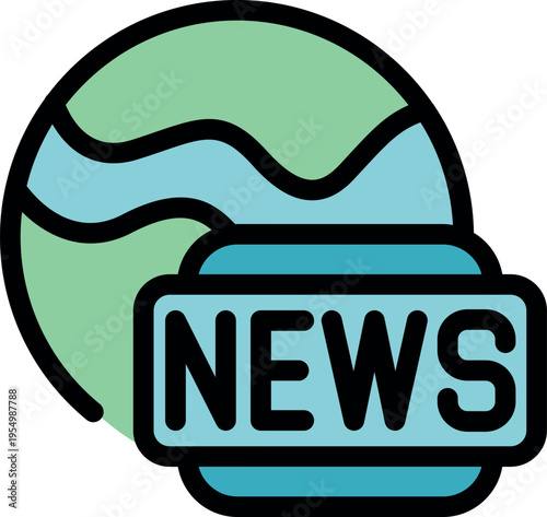 Global news being broadcast and disseminated worldwide through digital platforms, highlighting the interconnected nature of information in modern times