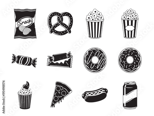 A collection of cinema and movie icons