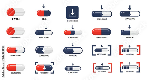 Graphic illustrations of various capsule shapes and symbols.