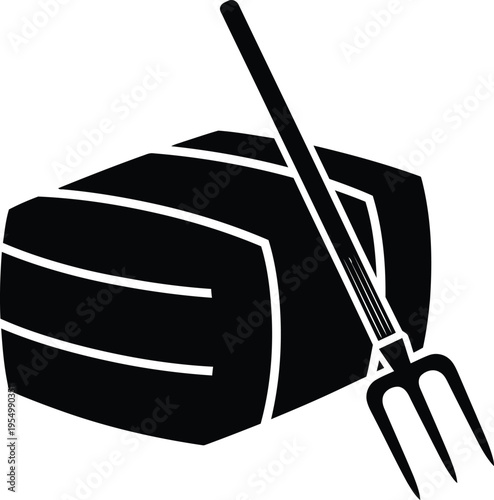 Modern Gardening Tool Set with Fork and Rake for Outdoor Planting and Soil Cultivation