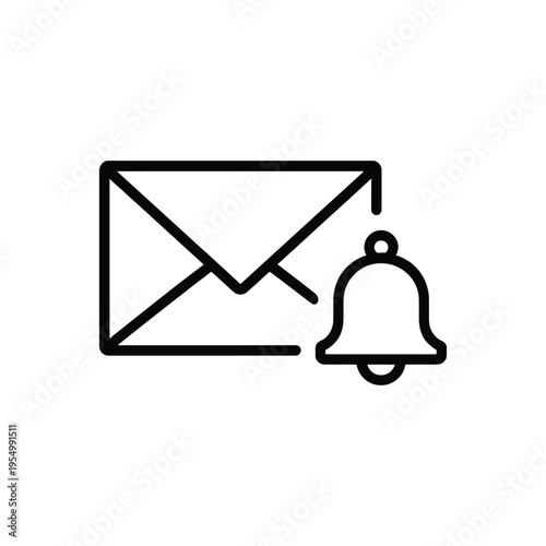 Email Web Icon Set in Line Style. Collection of E-mail and Letter Linear Icons, Including mail, envelope, email, postal, letter sent, inbox, new mail, reply and forward mail and more