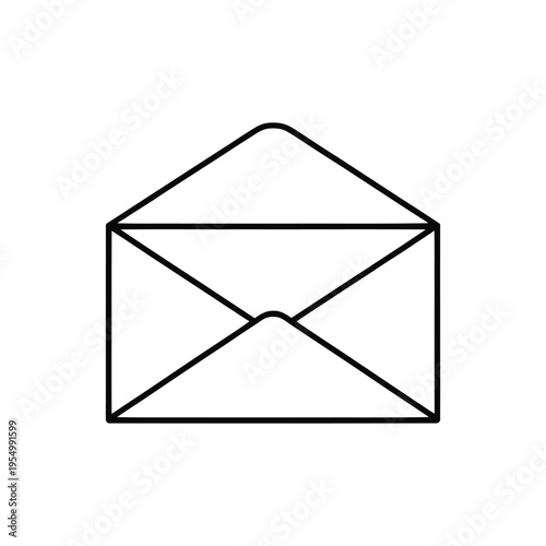 Email Web Icon Set in Line Style. Collection of E-mail and Letter Linear Icons, Including mail, envelope, email, postal, letter sent, inbox, new mail, reply and forward mail and more