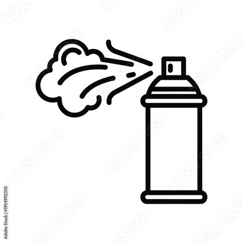 Spray Can Mist Icon Commercial Use