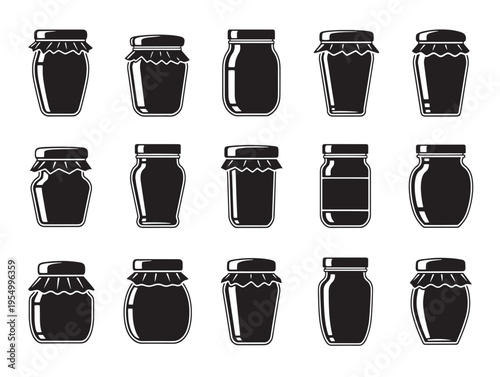 A collection of black camera lenses