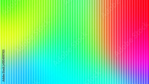 Vibrant vertical striped rainbow gradient background vector illustration with bright colorful spectrum