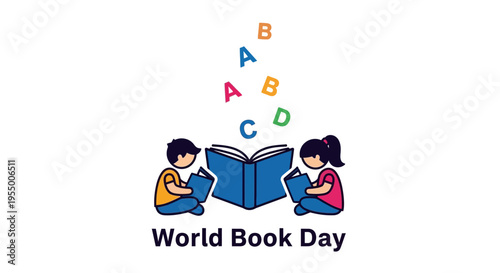 Children reading books on World Book Day.