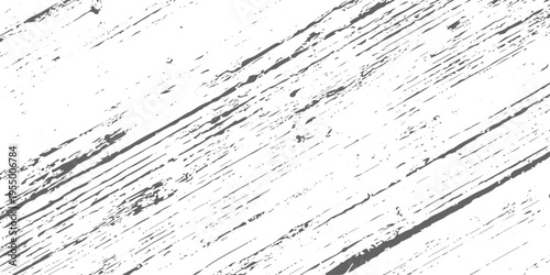 Abstract grunge texture background with diagonal scratch marks and distressed lines on a gray surface, rough worn metal or concrete texture, monochrome minimal design, high-detail scratches vector.