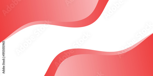 abstract red white gradient wave layered art background vector illustration.