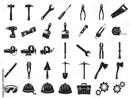 A collection of various tools and equipment