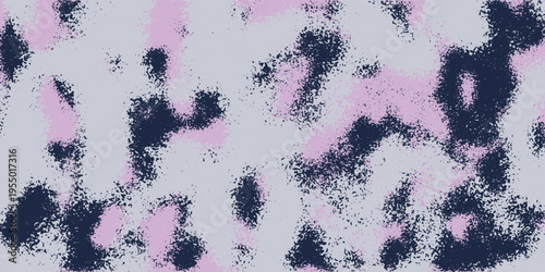 Abstract textured background with dark blue and pink splotches on a light gray canvas.