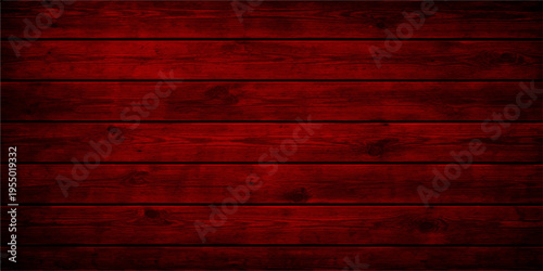 Red wooden plank texture with a weathered brown pattern on a natural hardwood surface makes an ideal grunge timber wall backdrop