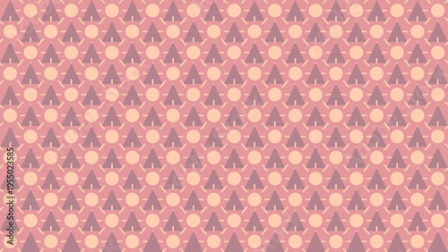 Geometric Harmony: An elegant, repeating pattern of geometric shapes unfolds across the frame, showcasing a mesmerizing interplay of form and color.