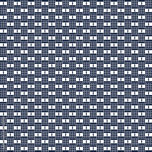 Geometric Grid Pattern: A seamless geometric pattern with a modern design featuring a repetitive grid of rectangles, evoking a sense of order and structure. 