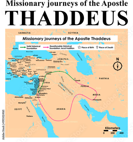Missionary journeys of the Apostle Thaddeus