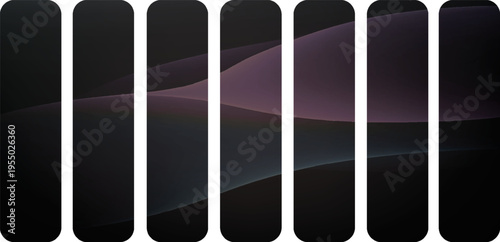 Abstract Dark Geometric Shapes with Subtle Purple and Pink Hues.