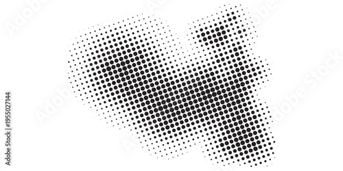 Abstract Halftone Dot Pattern Texture Background.