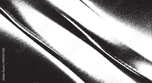 Black and white diagonal abstract texture background with grunge and distressed lines and copy space