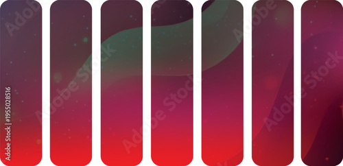 Abstract Gradient Background with Vertical Stripes and Rounded Edges.