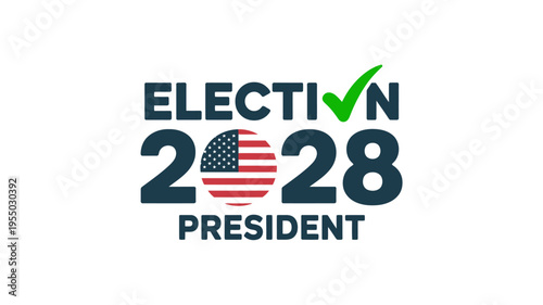 American presidential election 2028 logo