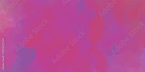 Vibrant Purple and Magenta Watercolor Background with Artistic Ink Splashes.