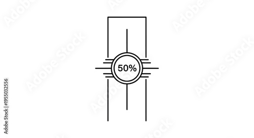 Discount Percent Off Sale Sign Symbol.