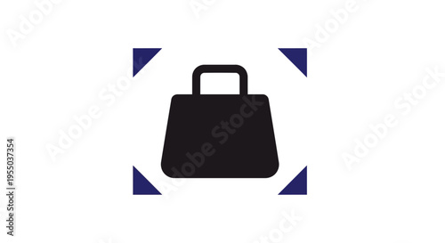 Black Briefcase Handbag Business.