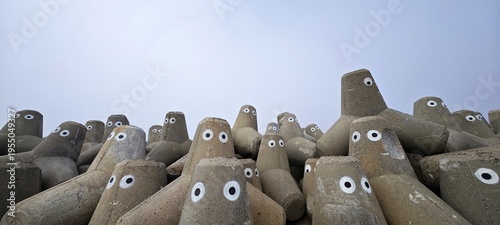 Augen auf Tetrapoden