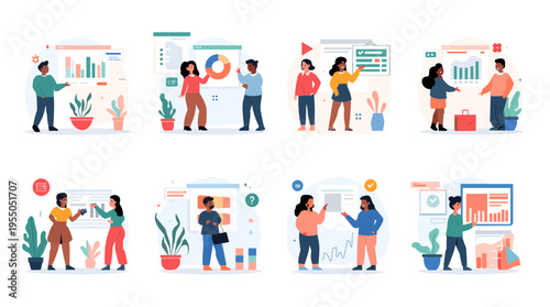 A minimalist illustration featuring a vibrant green cactus in a dark pot alongside the leg of a person. Ideal for representing growth, wellbeing, or a