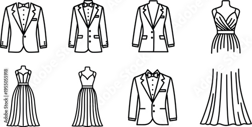 Fashion illustrations inspired by met gala new york red carpet events