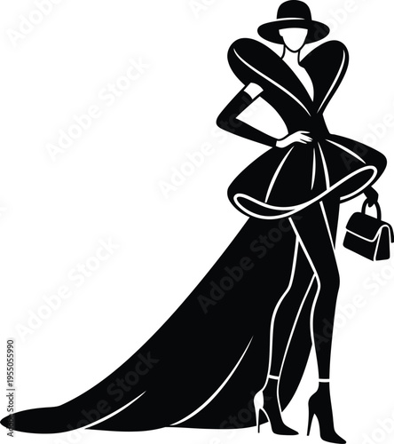 Met gala new york fashion event illustration