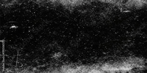 A dark abstract cosmos of rain drops on a black background creates a starry night sky filled with blue nebula dust and cosmic light across the universe