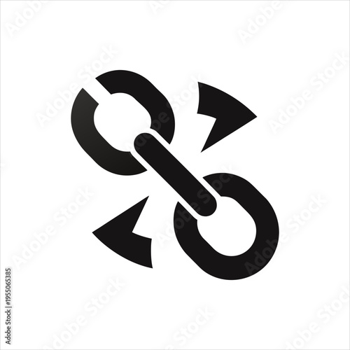 Process Workflow Loop Vector Flat Minimal Icon Design