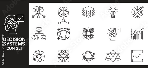 Workforce Capability Analysis and Strategic Business Performance Icon Set