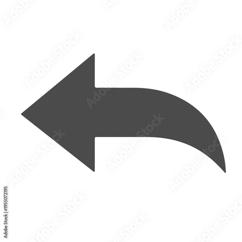 Back Arrow Icon Navigation Direction UI Interface Return and Previous Symbol