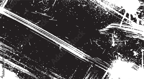 Grungy textured background with white scratches and marks on dark surface