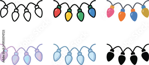 Battery icons with various status indicators and symbols