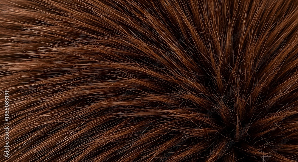 Fototapeta premium A close-up of brown hair