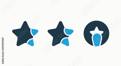 Star rating and favorite icons: versatile digital UI elements for customer reviews, quality assessment, and user interface design