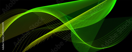 Technology background . Futuristic point wave. Abstract digital wave of particles. Dark background. Connection structure. 3d Widescreen