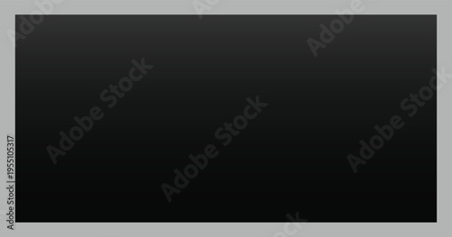 Blank Canvas of Potential: A simple, dark rectangular space, poised with unlimited possibilities. invites imagination.