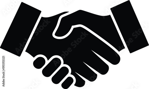 Handshake icon symbolizing partnership and agreement