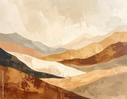 abstract background with waves. Generative Image