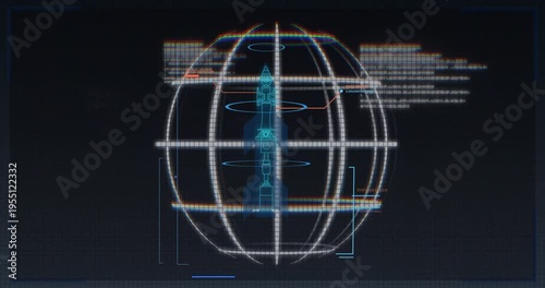 System booting starting wire globe scanning rocket schematic adding tags for aerospace launch check