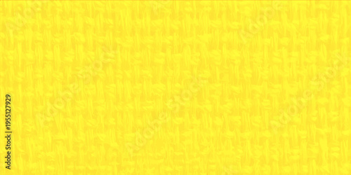 Vibrant yellow fabric texture background with fine ribbed woven pattern for textile design and backdrop use