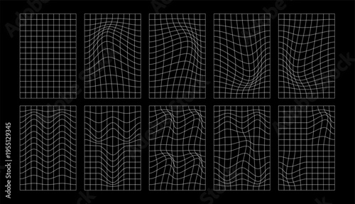 Isometric wireframe grid, blueprint base net pattern, square paper line mesh background