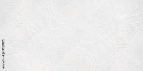 White crumpled paper texture background, elegant abstract wrinkled parchment surface with subtle shadows and creases