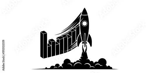 Predictive Analytics Marketing ROI Growth Icon